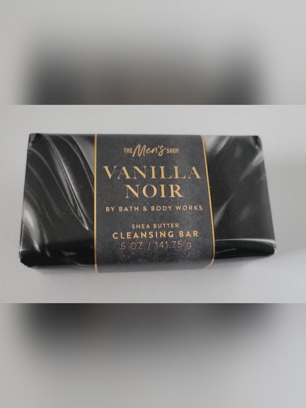 Bath & Body Works Mens Vanilla Noir Shea Butter Cleansing Bar Soap